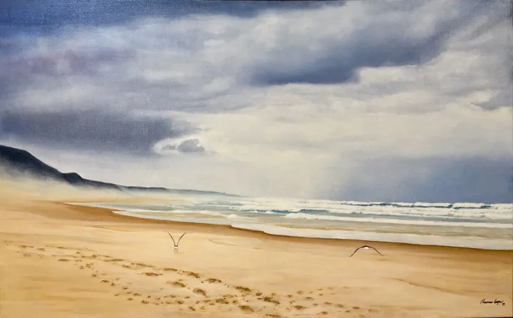 Blue Horizon Bay, œuvre de Theresa Cooper