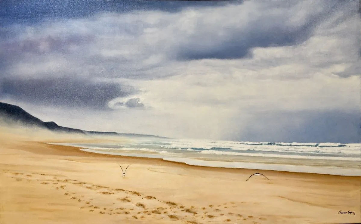 Blue Horizon Bay, œuvre de Theresa Cooper