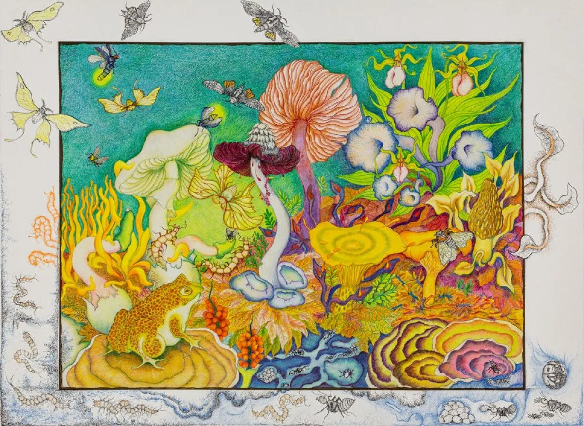 FRÉNÉSIE LUNATIQUE, artwork by Guylaine Duval