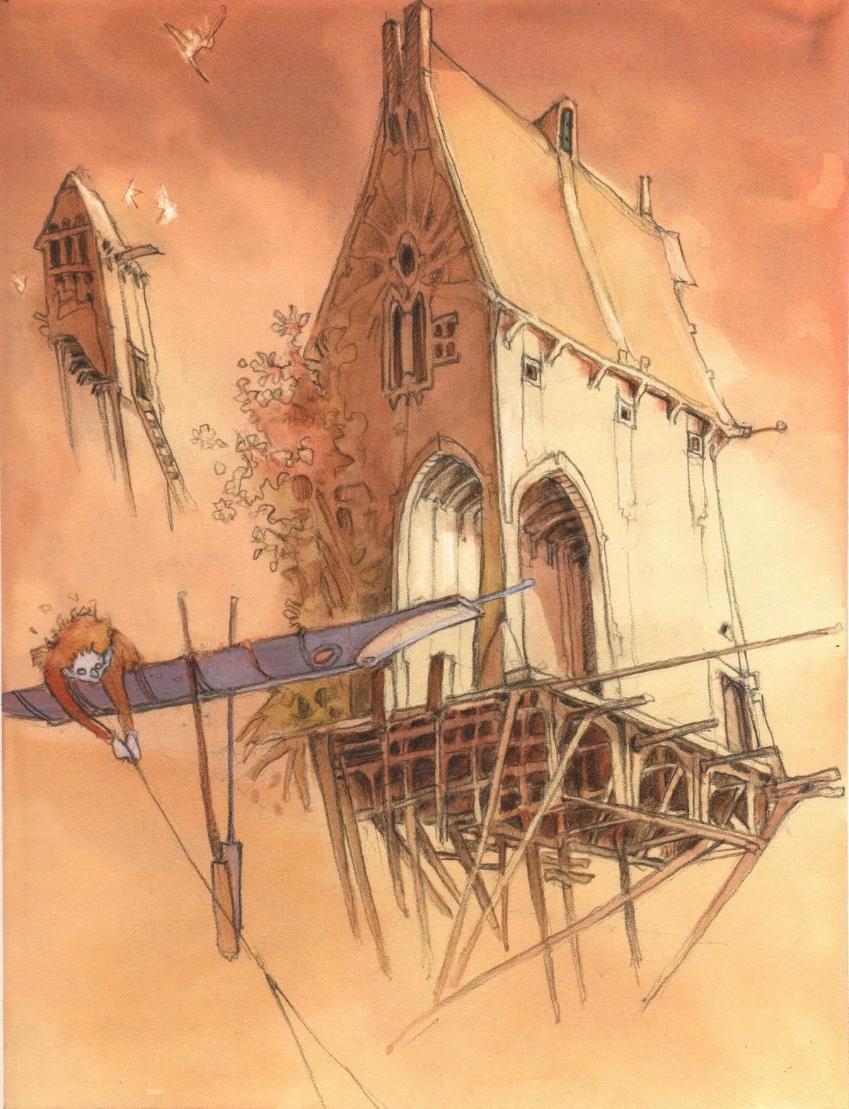 Barque, œuvre de Benoît Rondia
