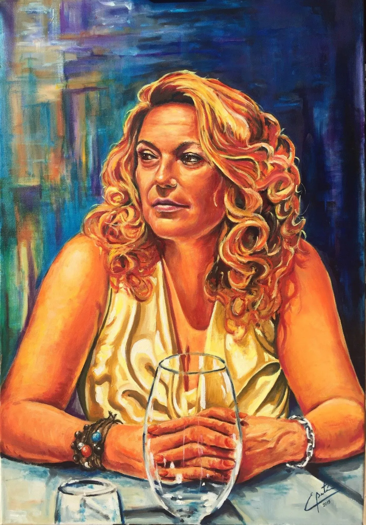 Portrait "Mº Jose", artwork by EDUARDO BATAN