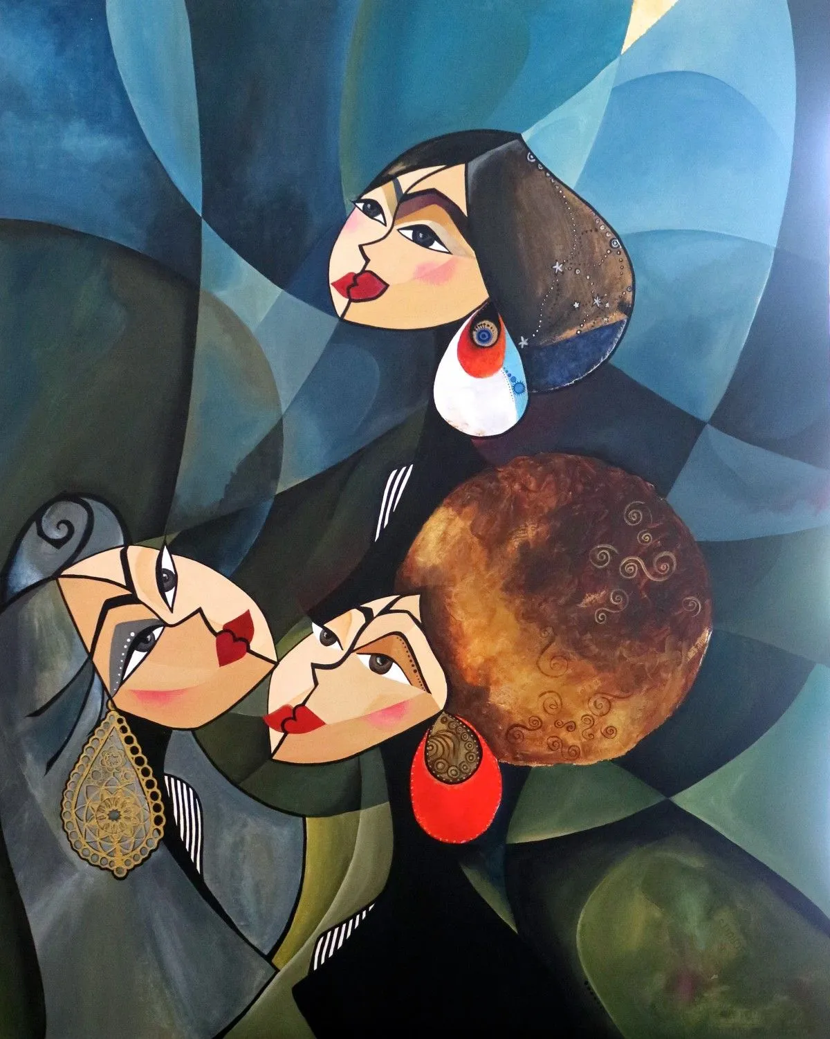 The Three Sisters, artwork by Audrey Melin Sørensen