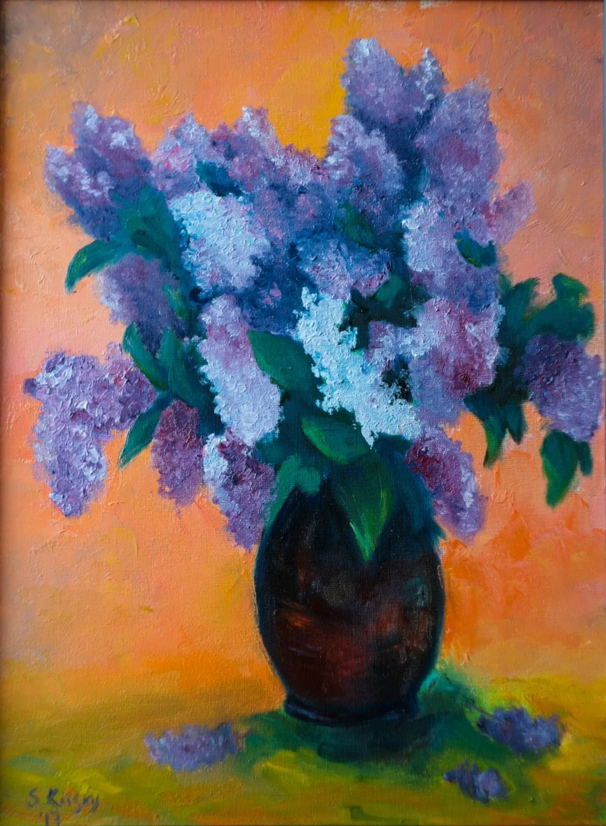 Lilac, artwork by Svetlana Grishkovec-Kiisky