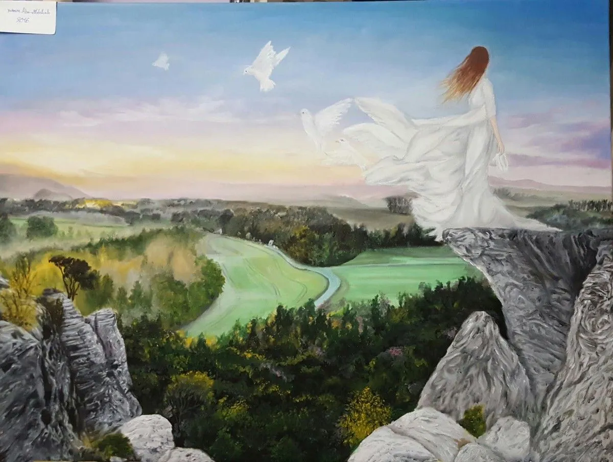 breaking free, artwork by Yasmine Abo-Eldahab