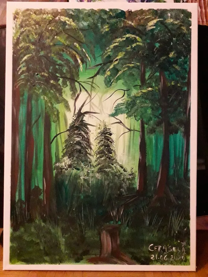 Deep in the forest, œuvre de Cerasela Ciobanu