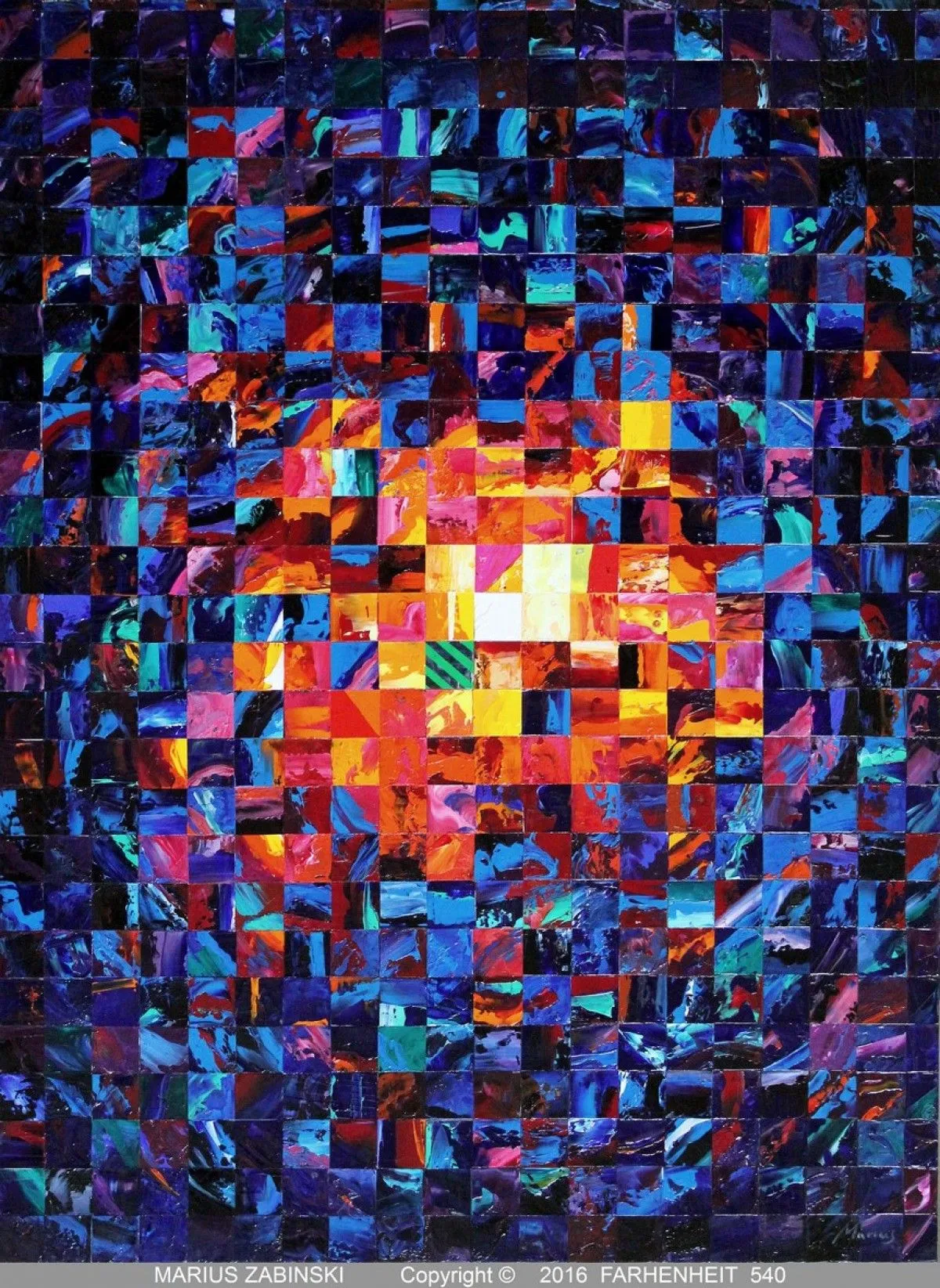 FAHRENHEIT 550, artwork by MARIUS ZABINSKI