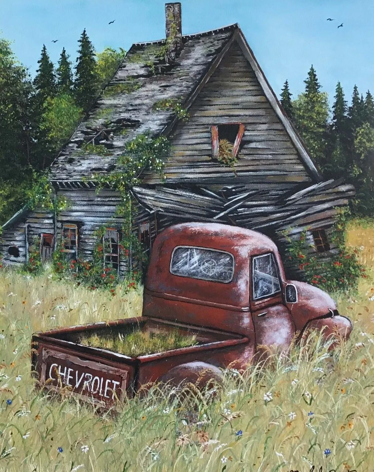 Le temps s'est arrêté, artwork by Michel Cantin