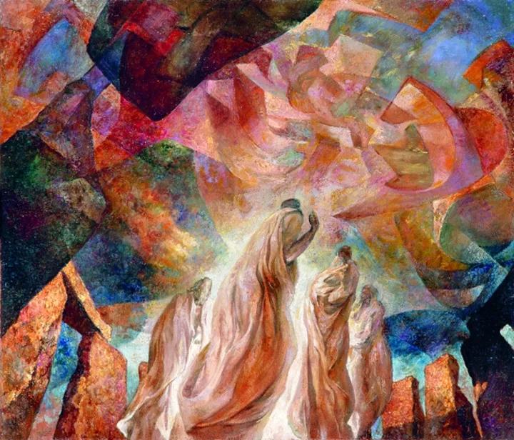 Warrior of light, œuvre de Yuri Avalishvili