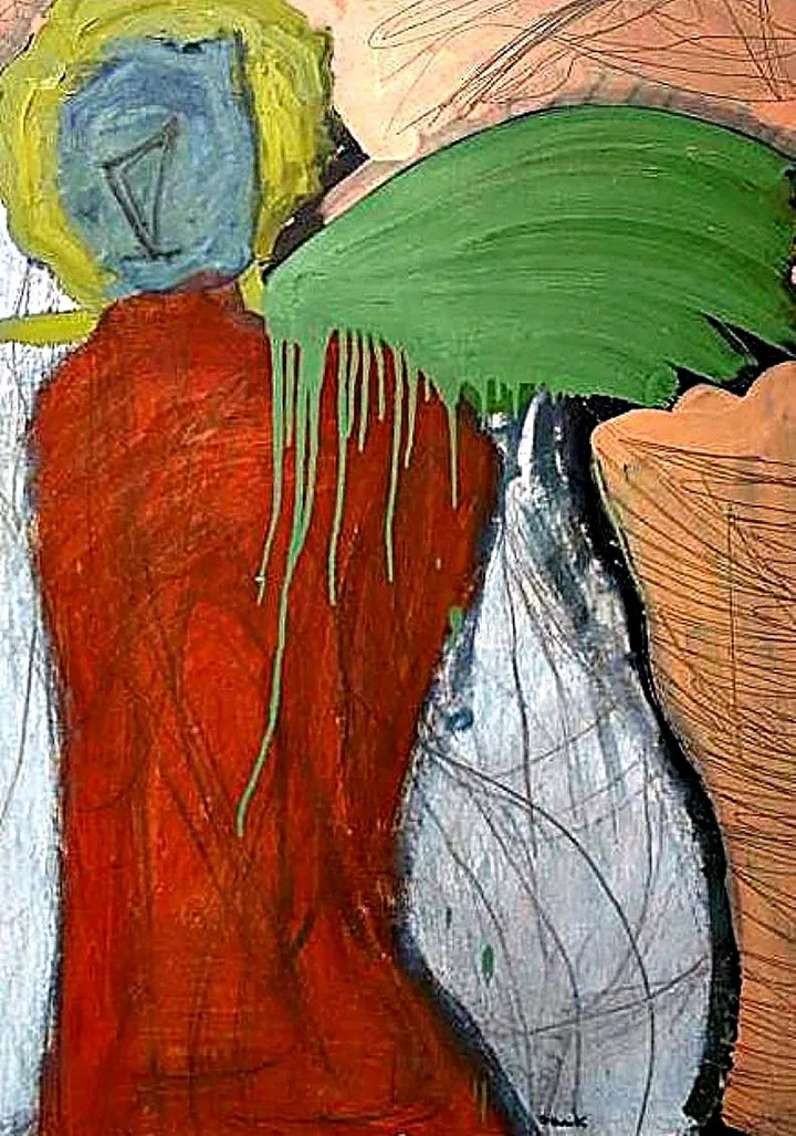 Angel leaving, artwork by Zazulete Anuca Romanta Ion