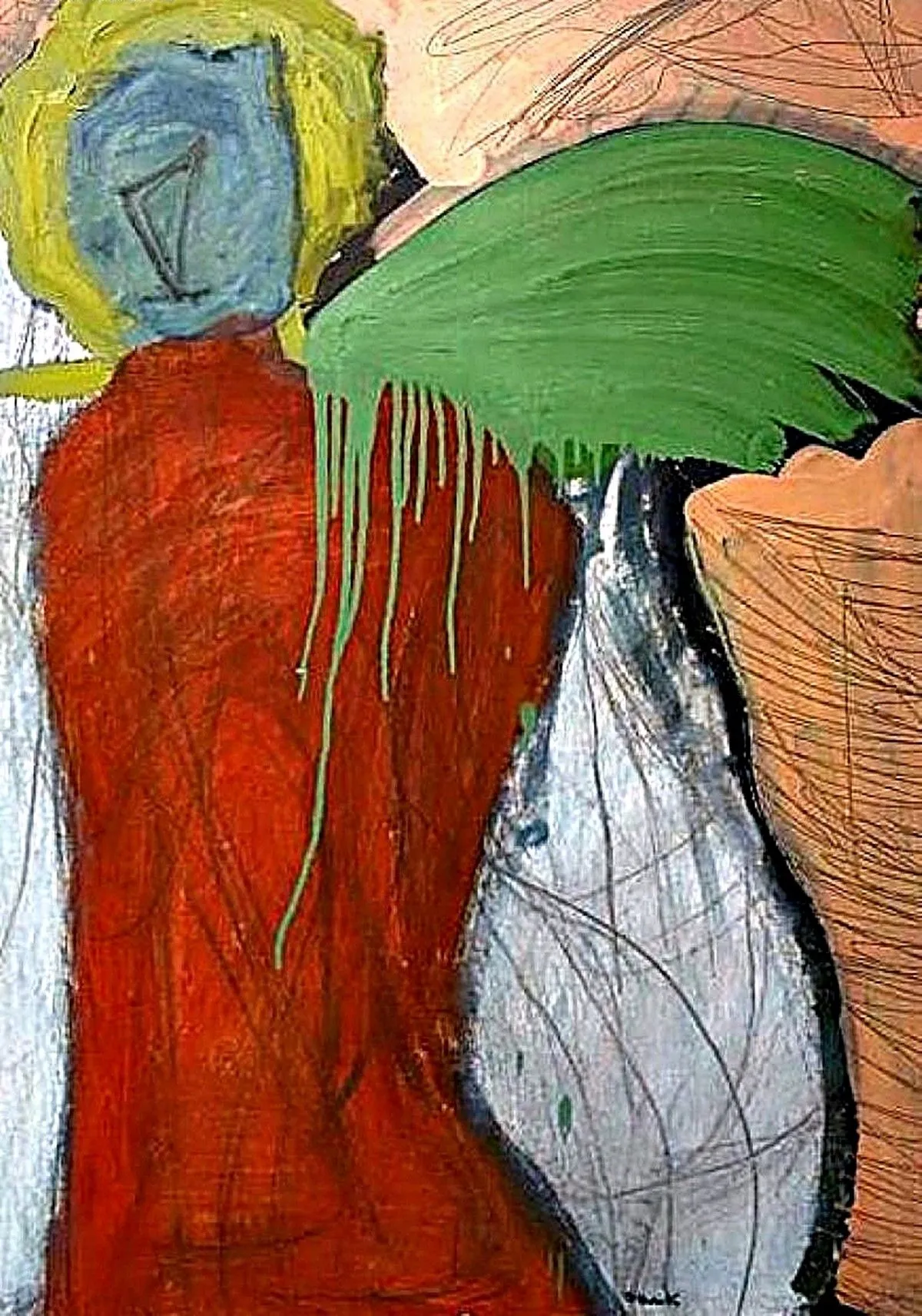Angel leaving, artwork by Zazulete Anuca Romanta Ion