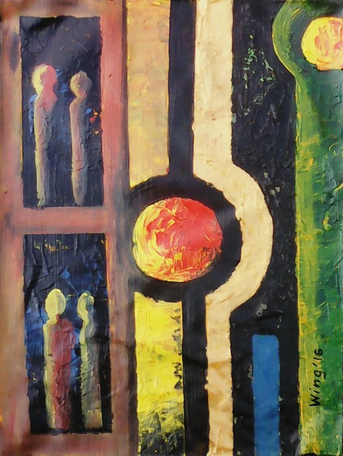 tranquility in ghetto, œuvre de Ngendandumwe William