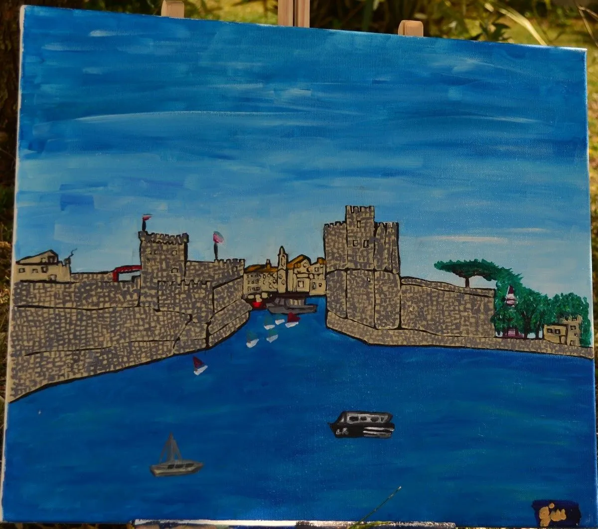 PORT DE LA ROCHELLE, artwork by juliana rangin