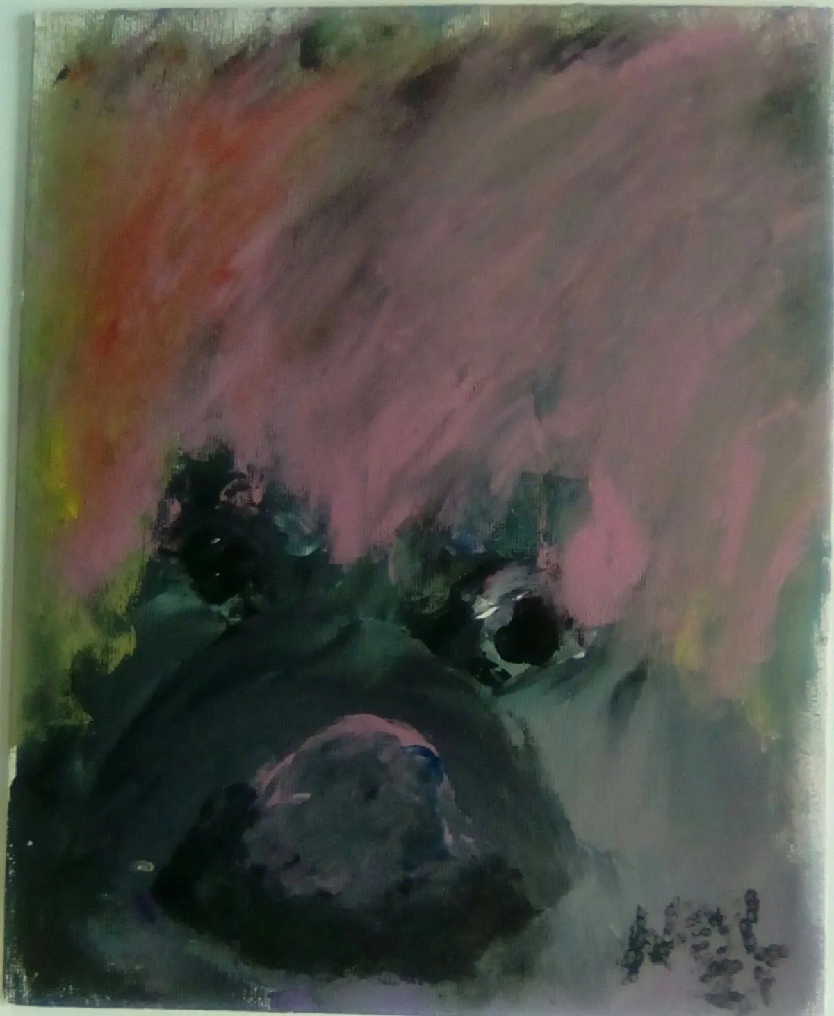 Chien, œuvre de Michel Nolin