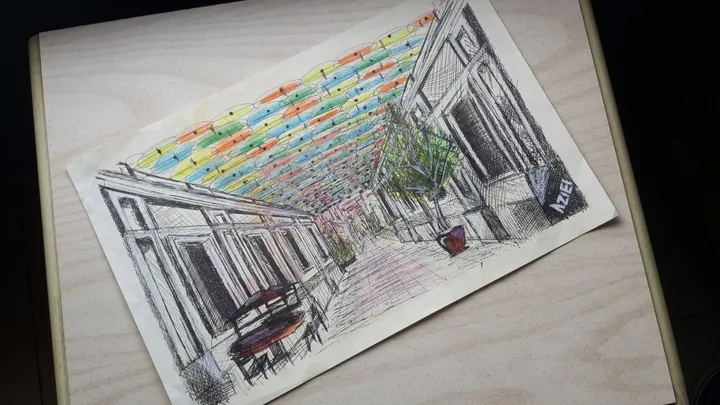 Tegucigalpa Centro, œuvre de Aziel Barrientos