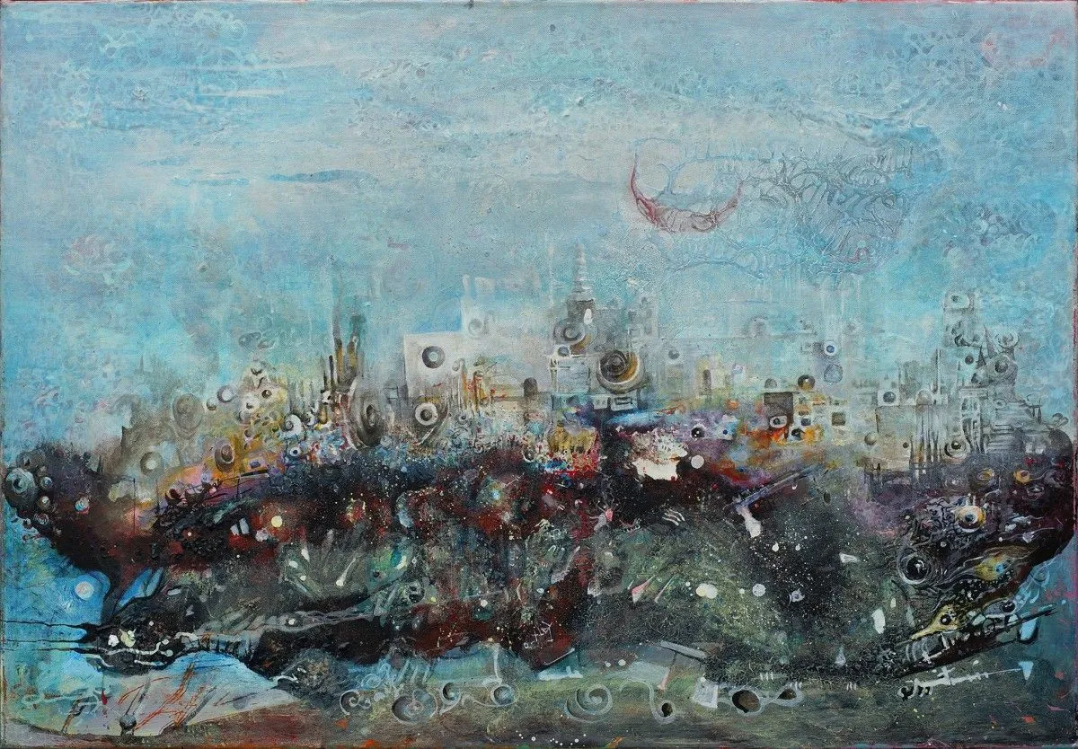 Whale Ship, artwork by Duda Ijacic