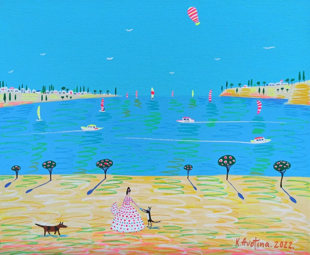 Colours Of Happiness, artwork by Katrina Avotina