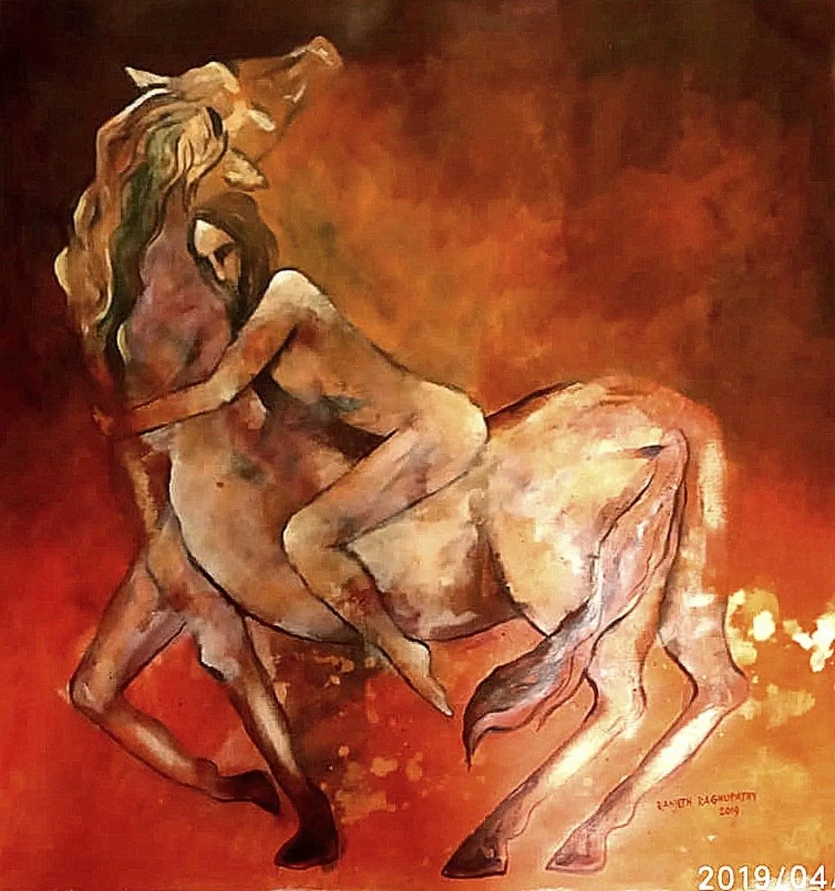 AGED HORSE, œuvre de RANJITH RAGHUPATHY