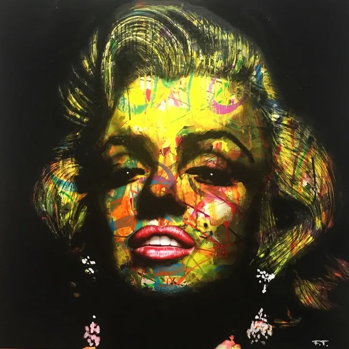 Marilyn Monroe, artwork by fred Trudel