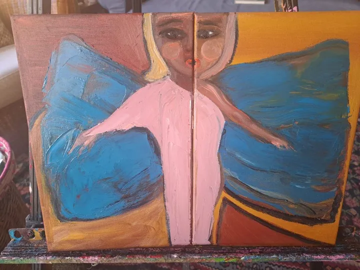 Angelita, artwork by Ligia Moya