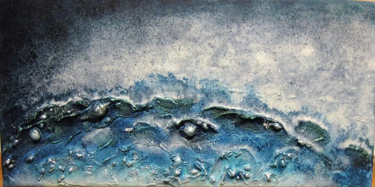 Crépuscule des sirènes, artwork by sylviane marie nardini