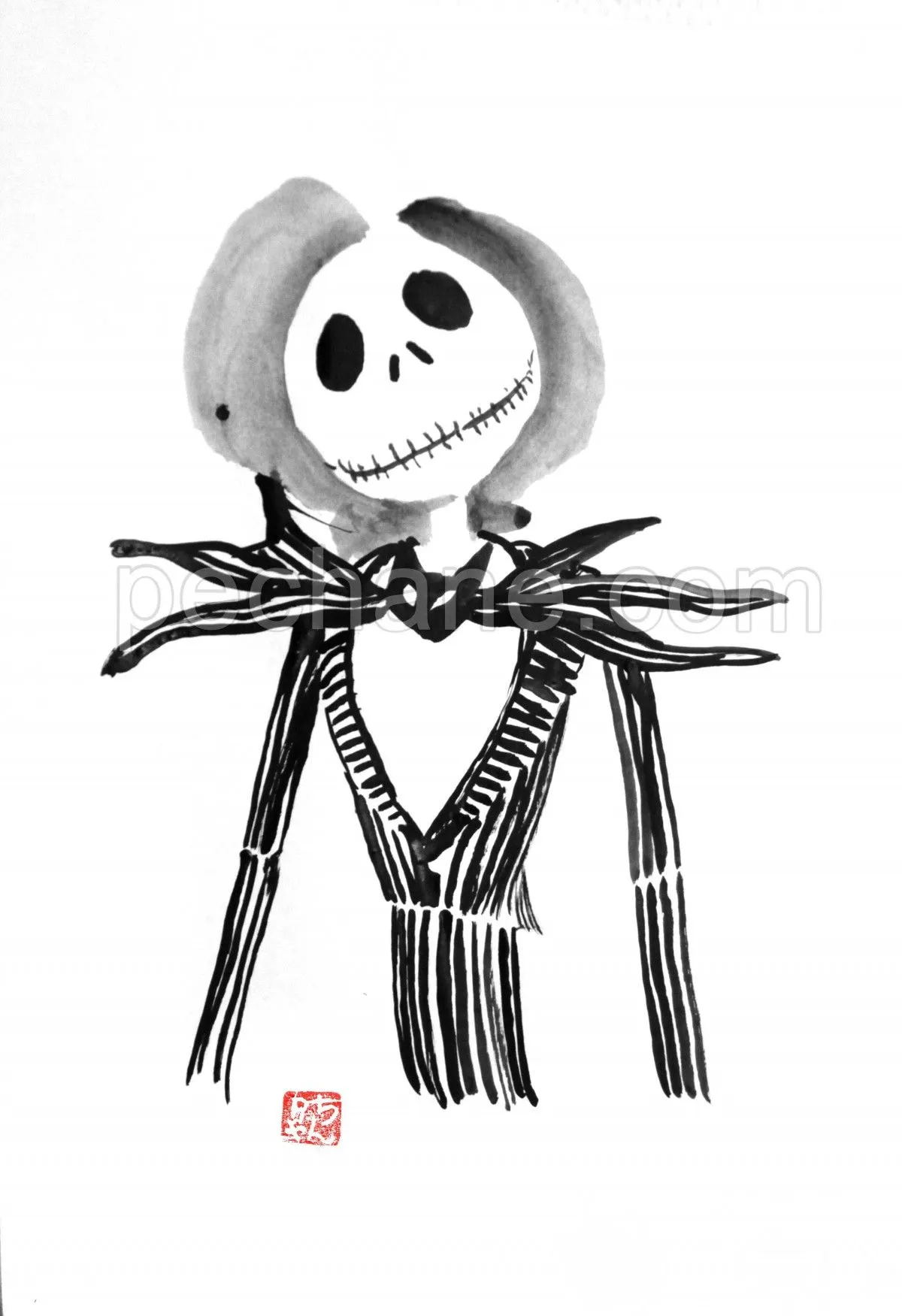 jack, artwork by pechane sumi-e
