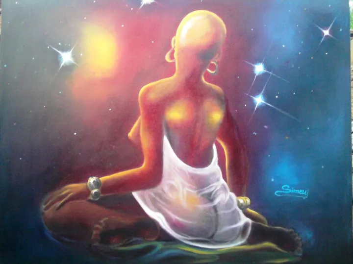 Femme Africaine, artwork by steve patrick simeu