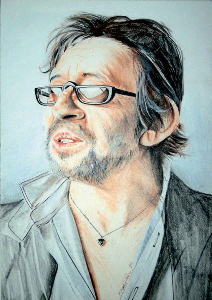Serge Gainsbourg, artwork by Farid Mahiedine