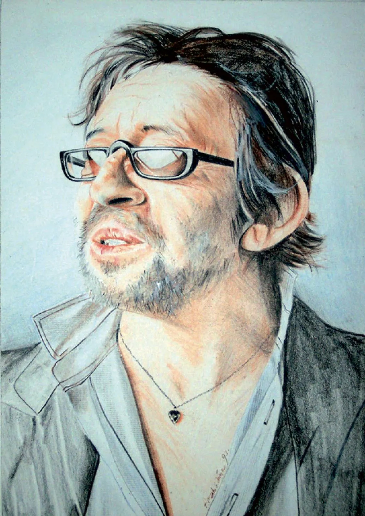 Serge Gainsbourg, artwork by Farid Mahiedine