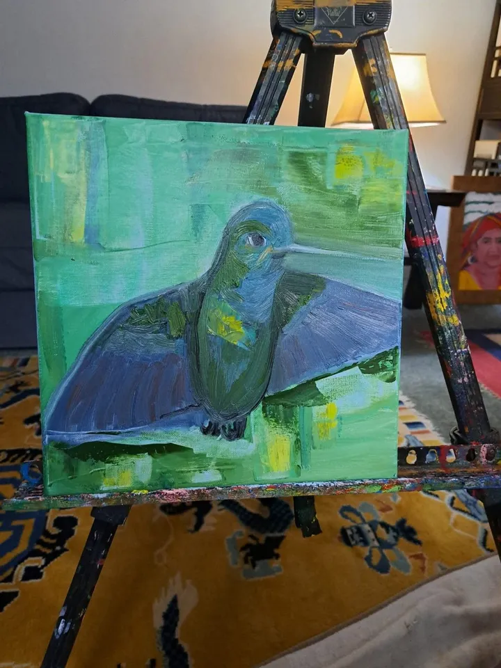 Hummingbird, œuvre de Ligia Moya