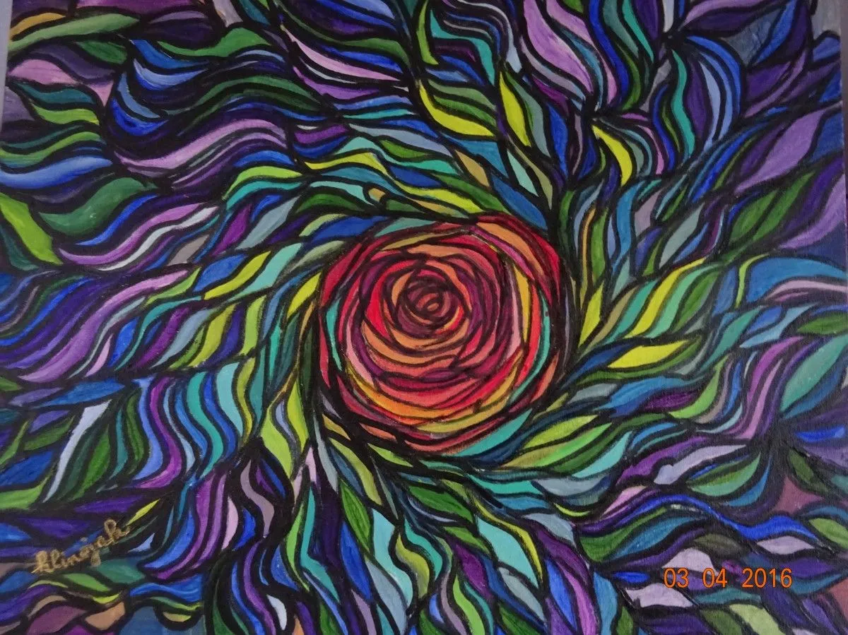 Rose, ma Rose., artwork by jacqueline Meurgues