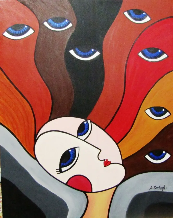 Judgement, artwork by Azam Sadeghi