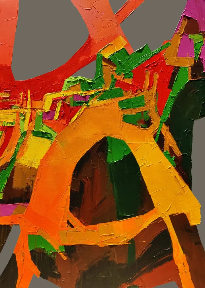 Elevated Horizons 2, artwork by Abhishek Kumar