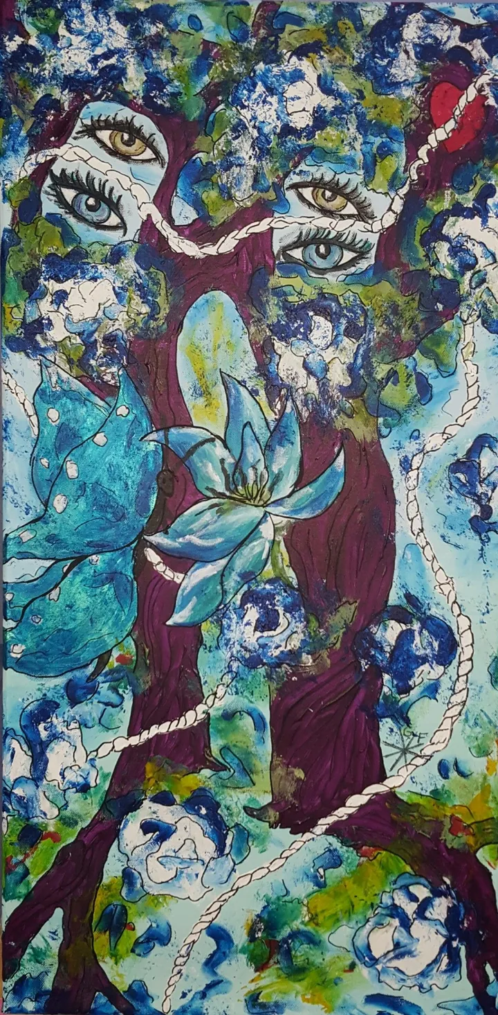 Miroir..., œuvre de Gisele Favarel