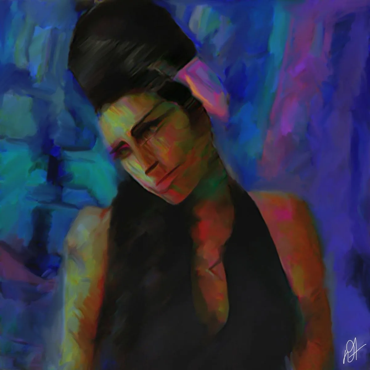 Amy, œuvre de Darla Ferrara