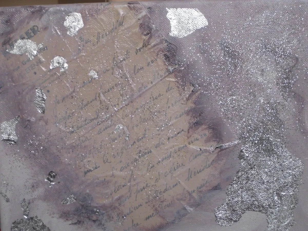 Les mots d'argent, artwork by sylviane marie nardini