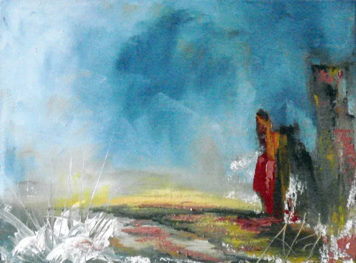 La plaine, œuvre de Anne René de Cotret