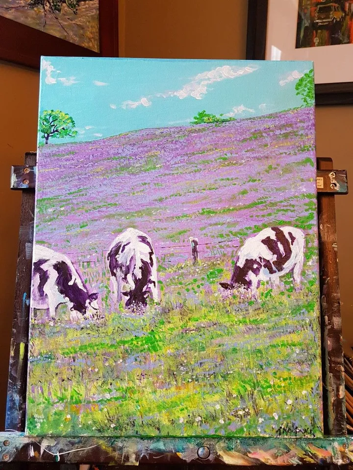 Purple graze sold, œuvre de Todd Kasprick