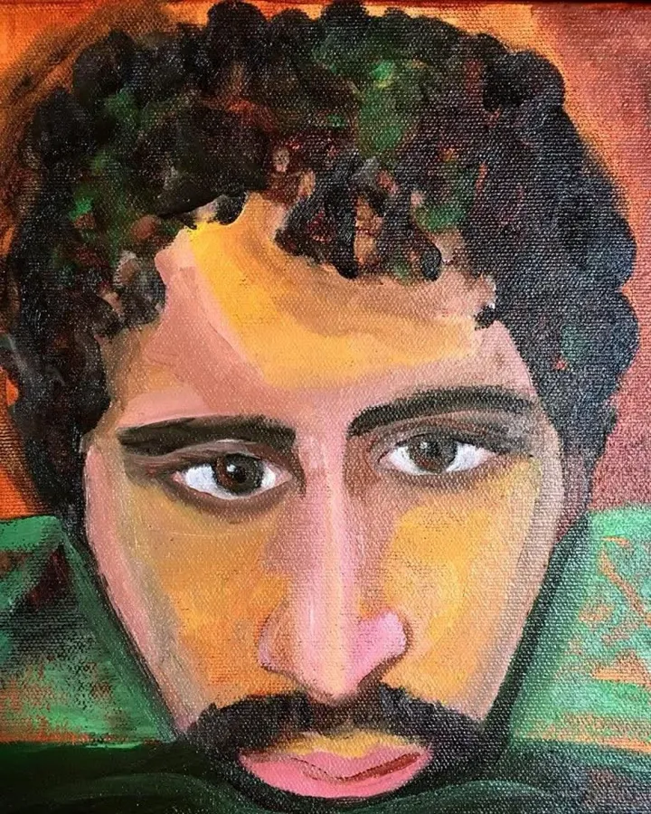 Juan Daniel, artwork by Ligia Moya