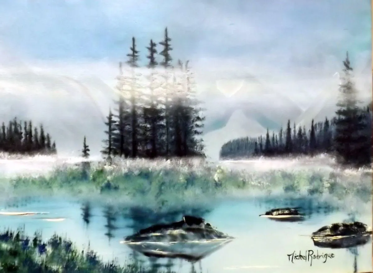 Îlot perdue, œuvre de MICHEL JOSEPH RODRIGUE