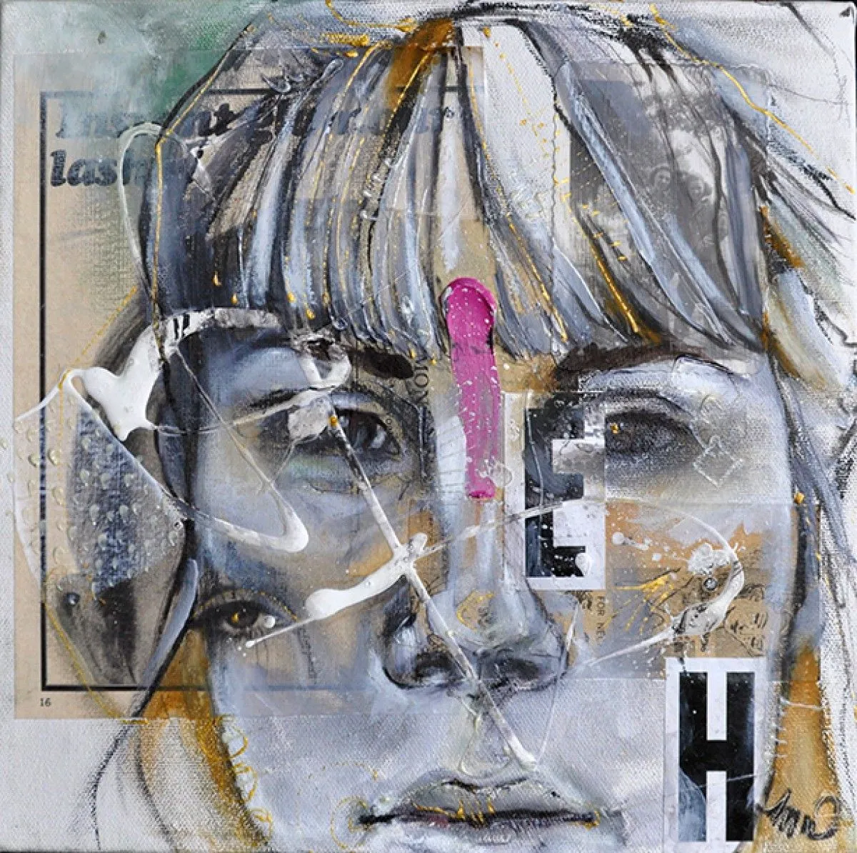 2 Headed, œuvre de Melissa Wilcox