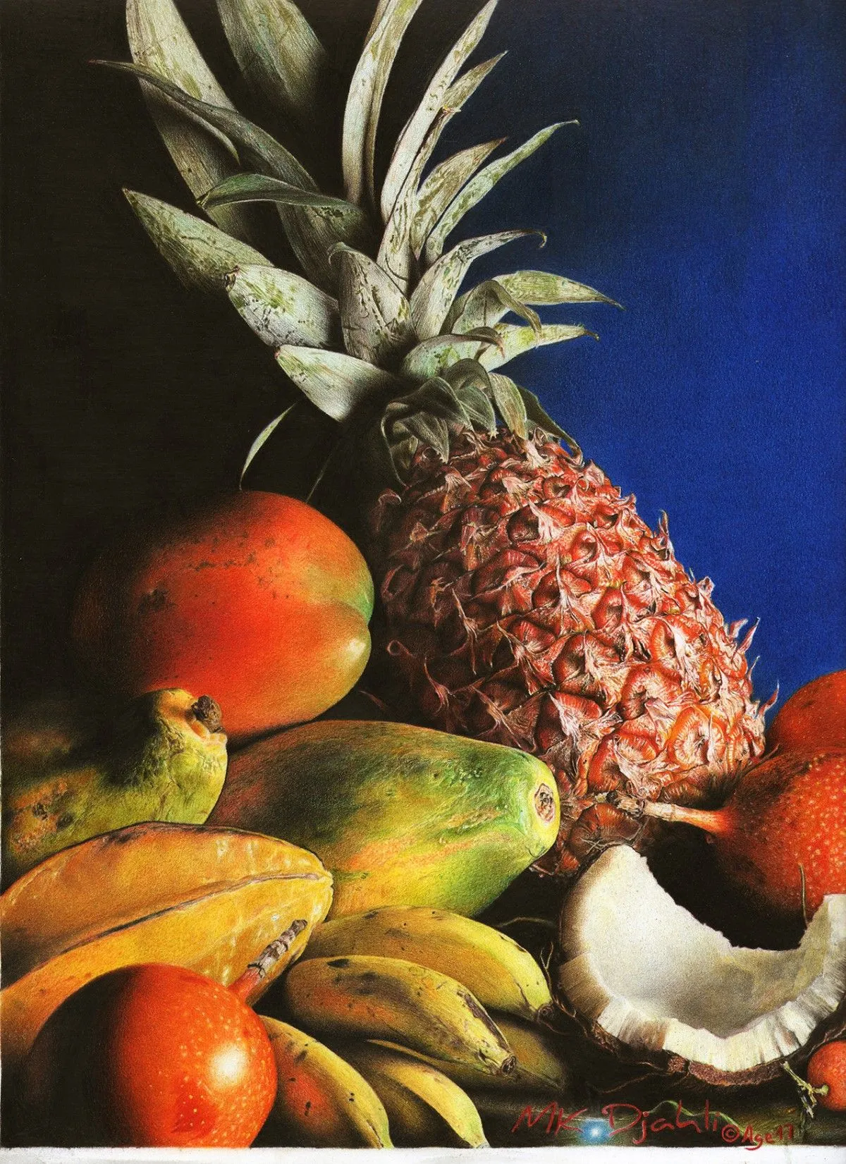 Perfume of exoticism, artwork by Khalil Djahli