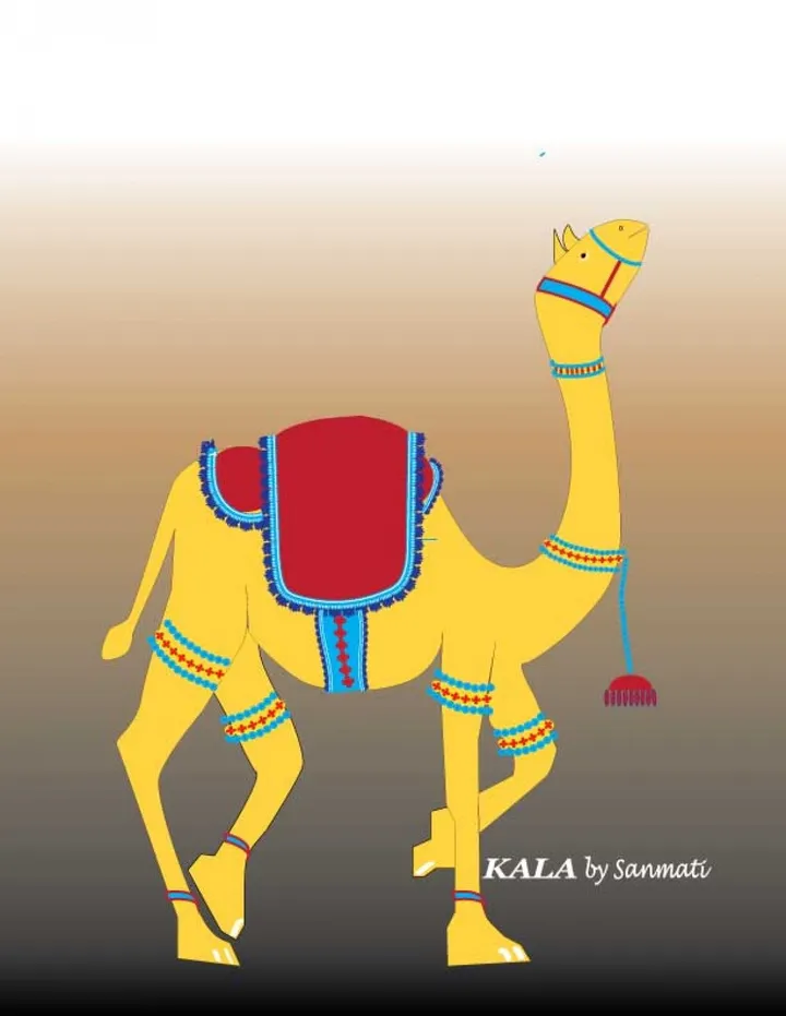 JEWELED CAMEL, artwork by ss ss