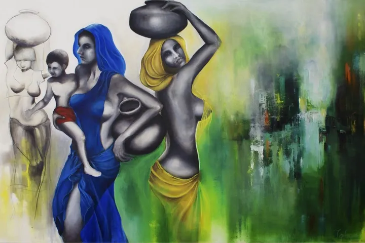 paani re paani_6, artwork by tejinder ladi singh