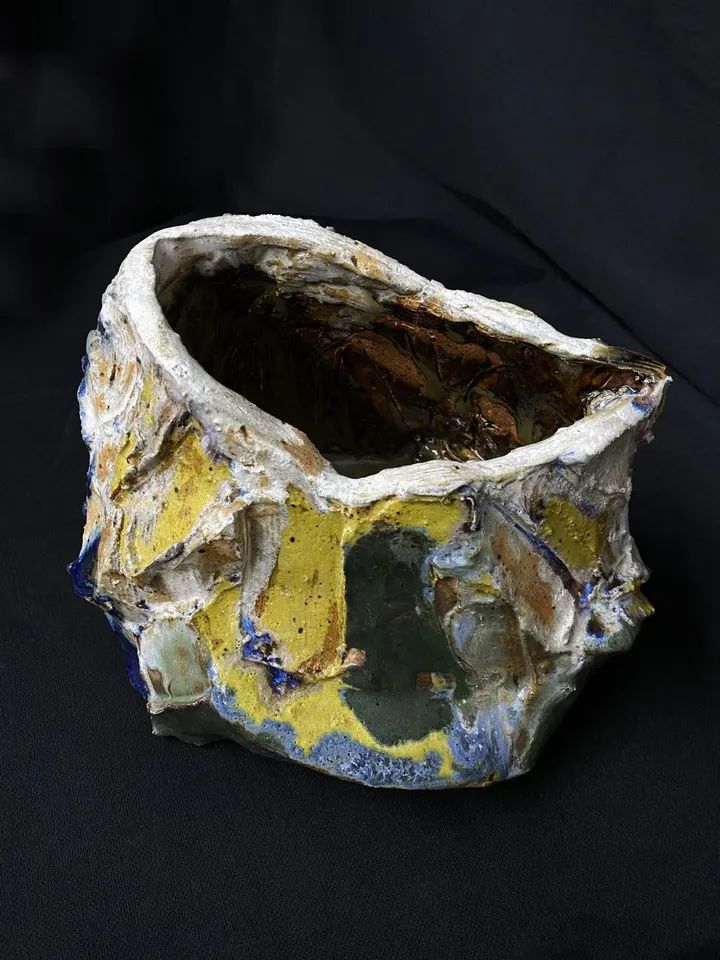 Flattened Vessel, artwork by Abhishek Kumar