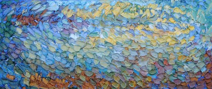 Silver river, artwork by Olga Bezhina