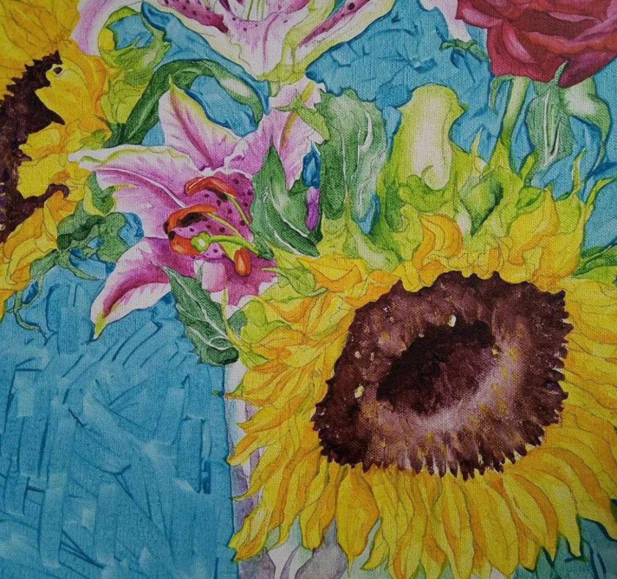 Sunflower1, artwork by Sun Angel Gallery