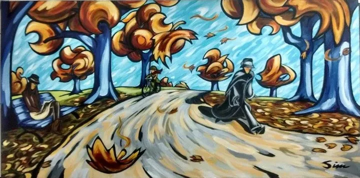 Journée d'Automne, œuvre de Simon Bachand