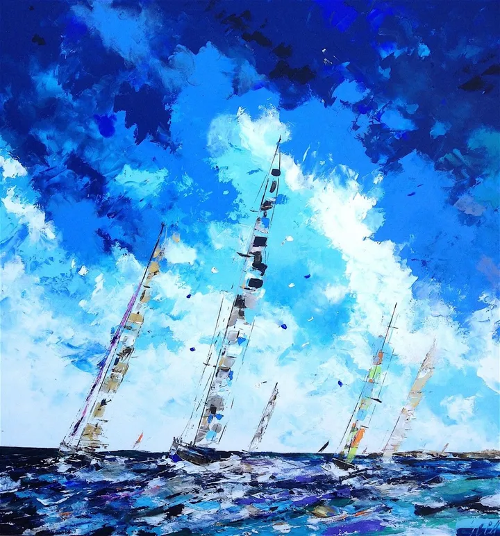 A l'horizon, œuvre de Georges Cabot