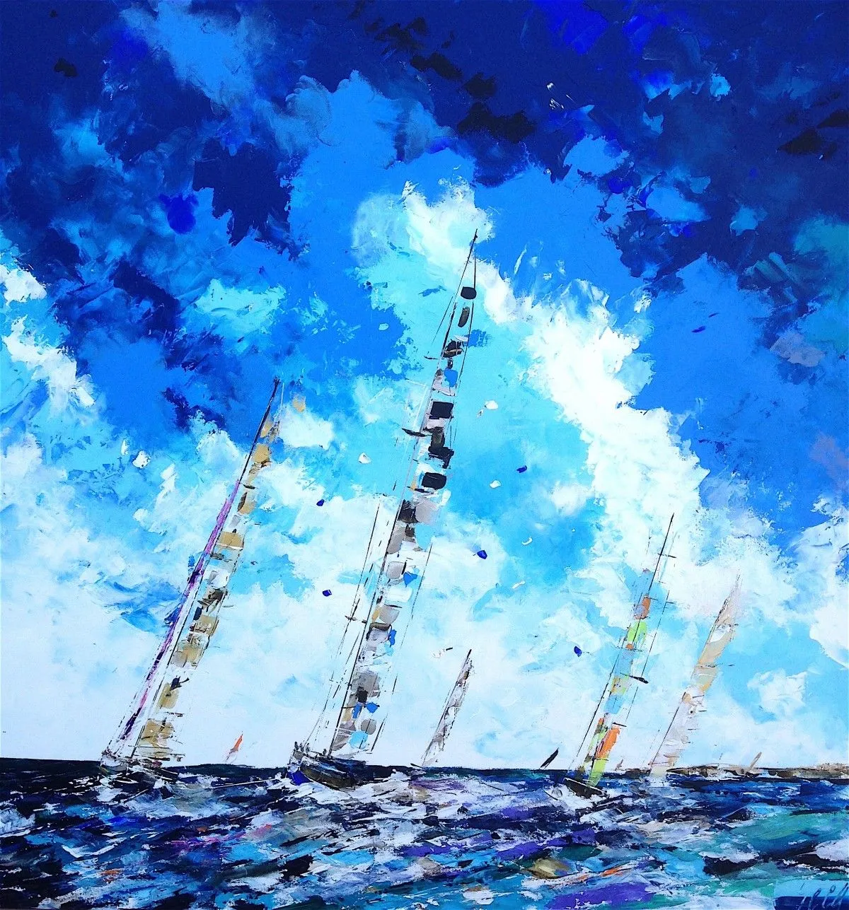 A l'horizon, œuvre de Georges Cabot