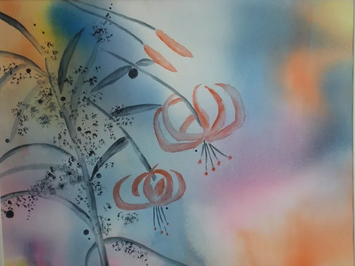 DESSINES DES FLEURS, œuvre de Thérèse Hanot